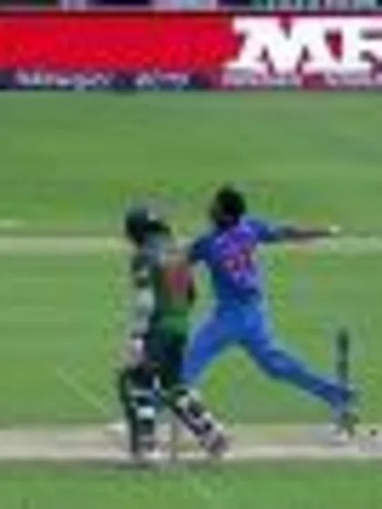 #CT17 Warm-Up: Shakib Al Hasan wicket