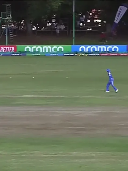 K Blignaut with a Four vs. India