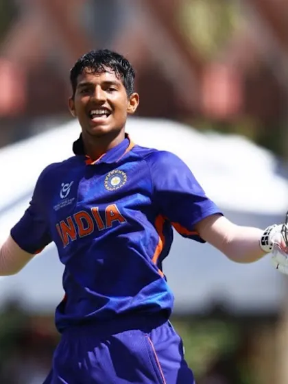 Logo of Yash Dhull’s sensational century | IND v AUS | ICC U19 Men’s CWC 2022