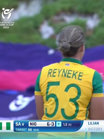Logo of V Igbinedion with a Batting vs South Africa Women Under-19