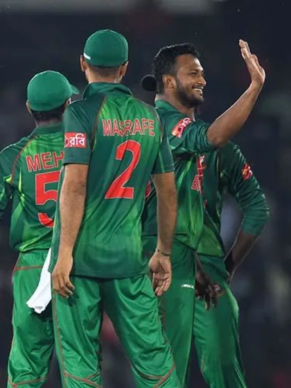 Tamim ton leads Bangladesh to 90-run win