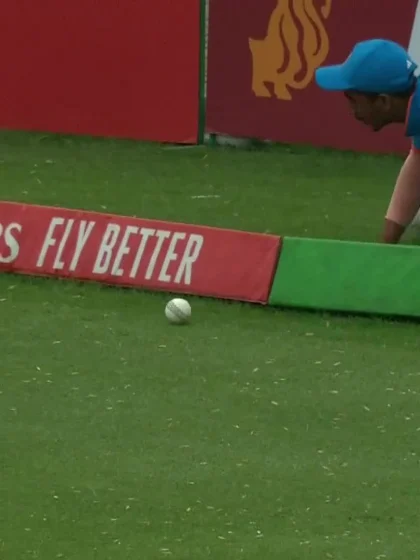 Logo of Hugh Weibgen with a Four vs. India