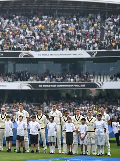 Logo of Australia sing national anthem with pride | WTC25 Final