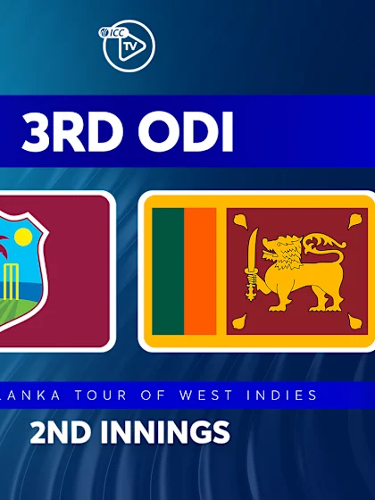 3rd ODI: West Indies v Sri Lanka (2nd Innings)