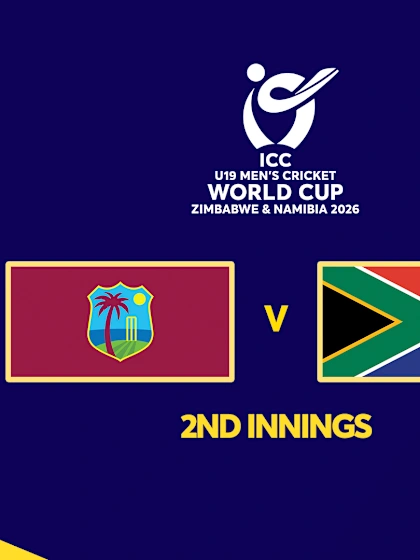 REPLAY: U19: West Indies v South Africa (2nd Innings)