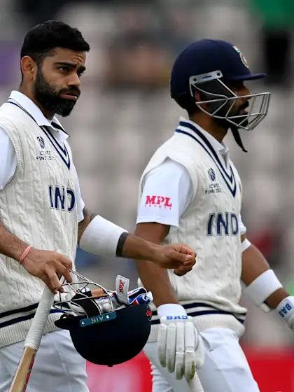 Logo of Kohli unbeaten after hard-fought day in Southampton