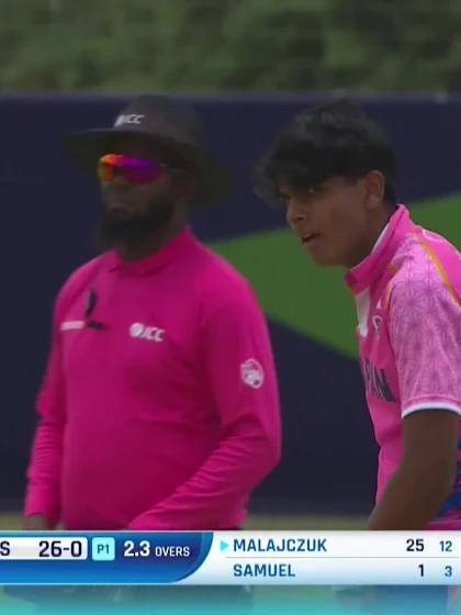 W Malajczuk with a Four vs. Japan