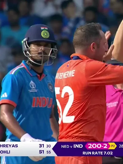 Virat Kohli - Wicket - India vs Netherlands
