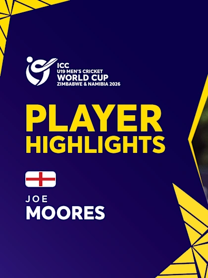 Joe Moores on the charge | U19 CWC 2026
