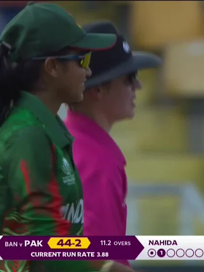 Muneeba Ali - Wicket - Bangladesh Women vs Pakistan Women
