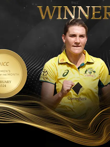 ICC Women's Player of the Month for February 2024 revealed