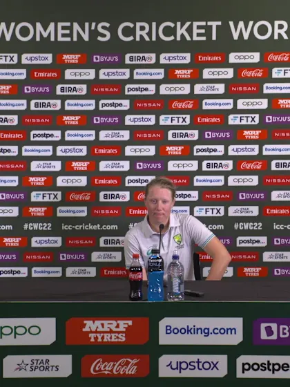 8 March - Tauranga - Australia player Alyssa Healy post-match press conference