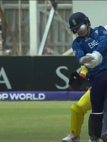 Thomas Rew with a Six vs. Australia