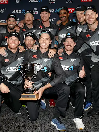 New Zealand take T20I series 2-0 after washout in the final game