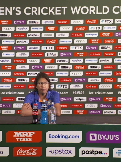16 March - Tauranga - India player Jhulan Goswami post-match press conference