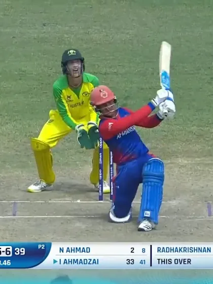 Ijaz Ahmadzai goes big | AFG v AUS | ICC U19 Men’s CWC 2022