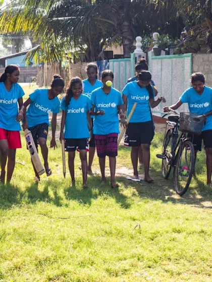ICC and UNICEF partner to promote gender equality through cricket