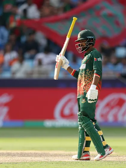 Logo of Tawhid takes the aerial route for Bangladesh | BAN v IND | Champions Trophy 2025