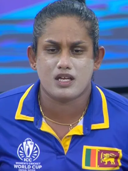 Sri Lanka players sing national anthem with pride | CWC25