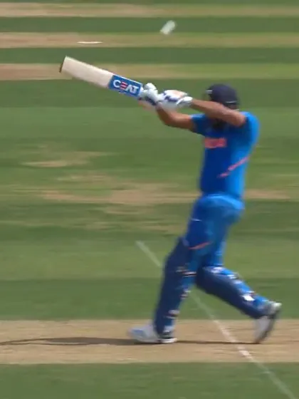 CWC19: IND v AUS - Sharma hits the first six of the day