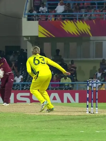 WI v AUS: Ash Gardner has Afy Fletcher bowled