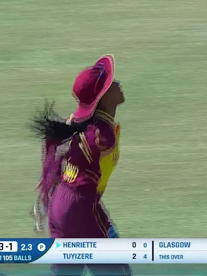 Wicket-Henriette-Ishimwe-West-Indies-U19s-Women v Rwanda-U19s-Women ICC U19W T20WC 2023