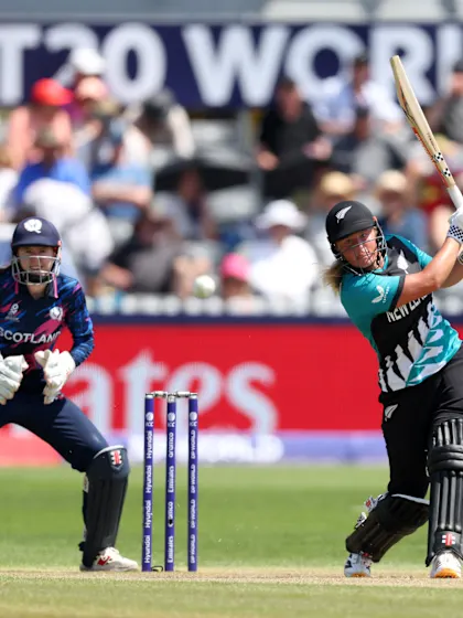 Izzy Sharp brings up her fifty in style | Women's T20WC 2026