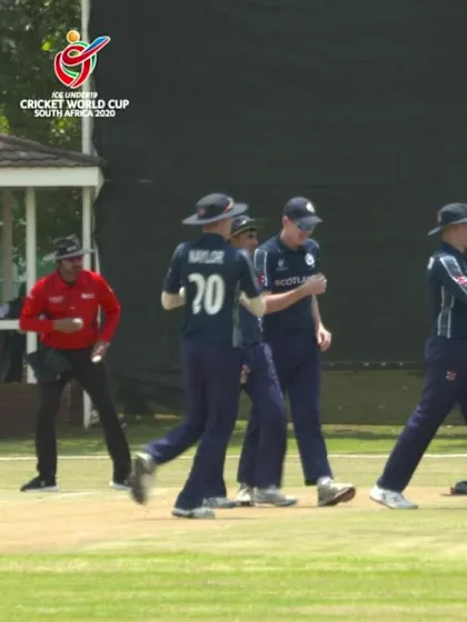 ICC U19 CWC: PAK v SCO – Peet reduces Pakistan to 4/2