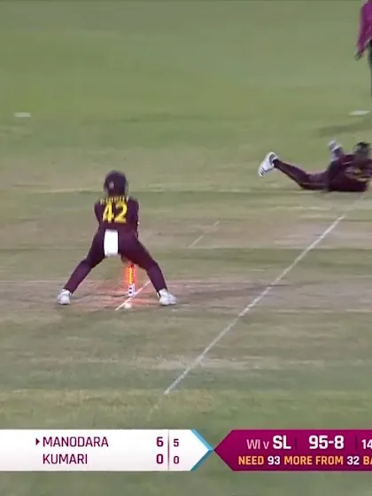 WI v SL: Direct hit from Connell ends Kumari's short stay at the crease