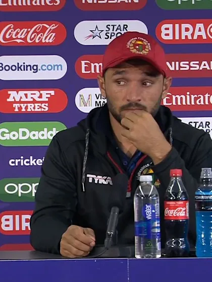 CWC19: ENG v AFG - Gulbadin Naib press conference