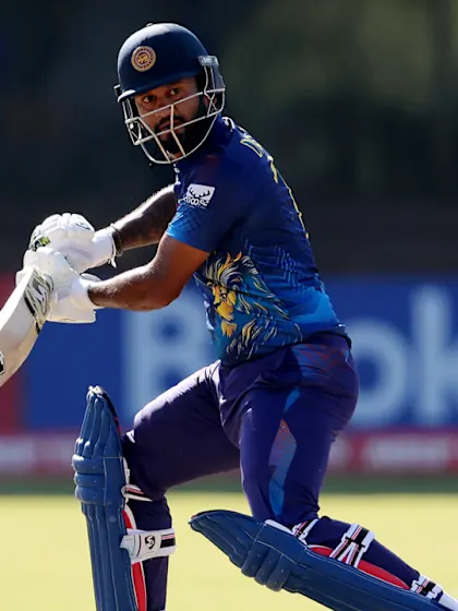 Logo of Karunaratne's flex in Oman onslaught | CWC23 Qualifier