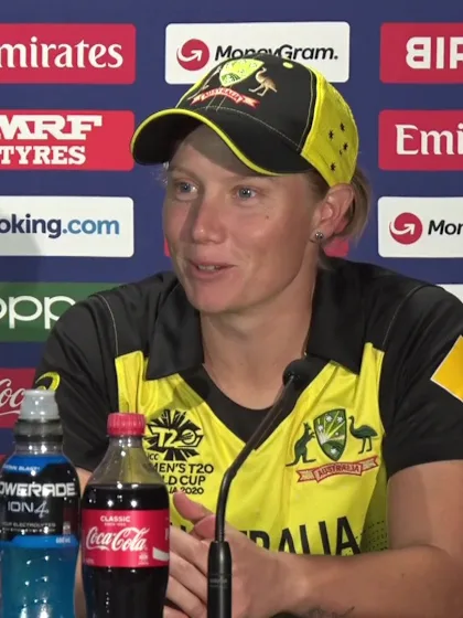 21 February - Sydney - Australia player Alyssa Healy post-match press conference