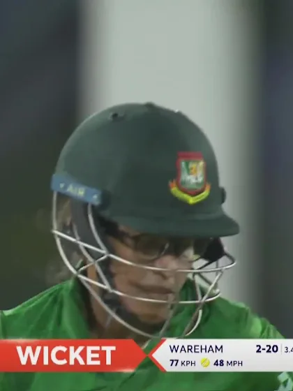 Wicket-Rumana-Ahmed-Australia-Women v Bangladesh ICC T20WC 2023