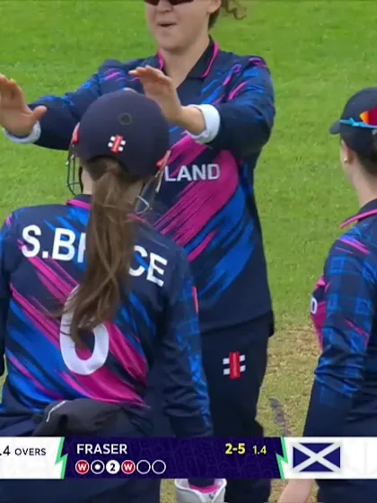 Iris Zwilling - Wicket - Netherlands vs Scotland