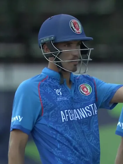 Khalid Ahmadzai with a Four vs. South Africa