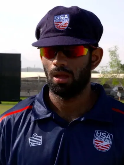 WCL Div 3 – USA captain Saurabh Netravalkar speaks before game against Oman