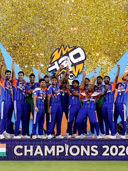 India lift the ICC Men's T20 World Cup 2026 Trophy | Final | T20WC 2026