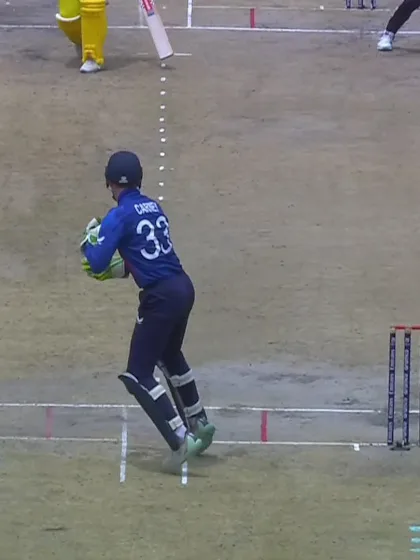 Logo of Theo Wylie with a Caught Out vs. Australia