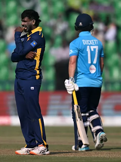 SRI LANKA FINED FOR SLOW OVER-RATE AGAINST ENGLAND 