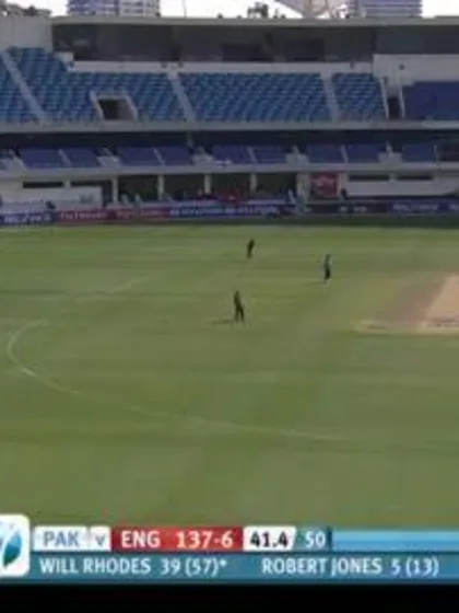 Will Rhodes, Other Performer, England v Pakistan, ICC U19 CWC 2014