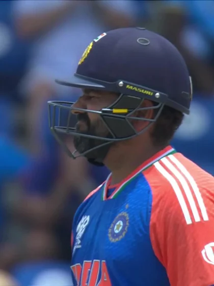 Logo of Rohit Sharma - Wicket - Australia vs India