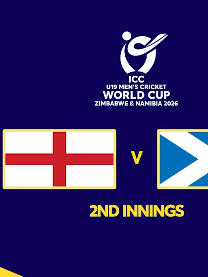 REPLAY: U19: England v Scotland (2nd Innings)