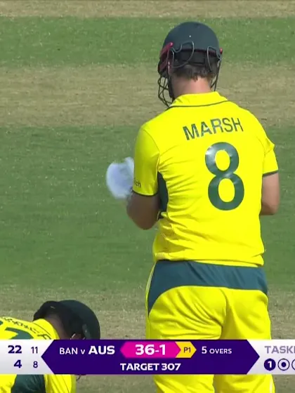 Mitchell Marsh - Six - Australia vs Bangladesh