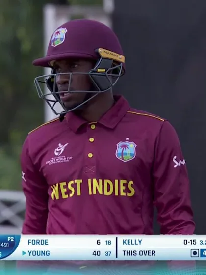ICC U19 CWC: AUS v WI – Highlights of Young's 61