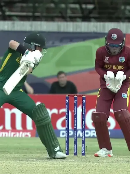 D Bosman with a Four vs. West Indies