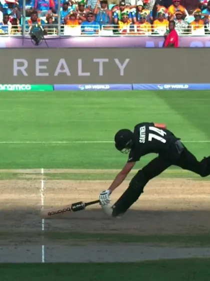 Logo of Mitchell Santner - Wicket vs India