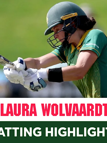 Logo of Highlights: Laura Wolvaardt sets the tone with another fine innings