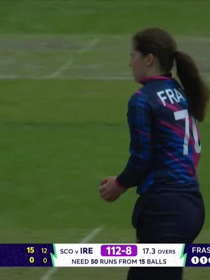 Cara Murray - Wicket - Scotland vs Ireland