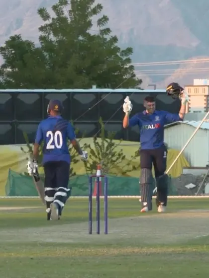 CWC Challenge League B – Oman: Italy v Kenya - Nikolai Smith hits an outstanding century