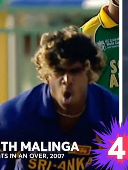 The four in four club: Campher and Malinga